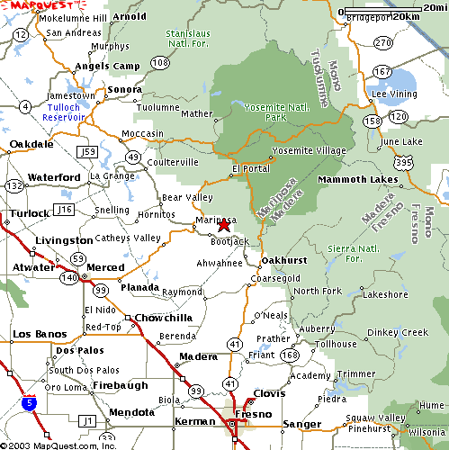 yosemite national park map. Yosemite National Park.